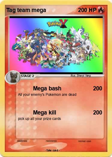 Pokemon Tag team mega