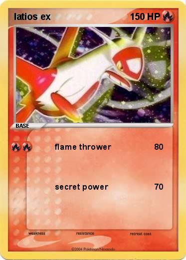 Pokemon latios ex