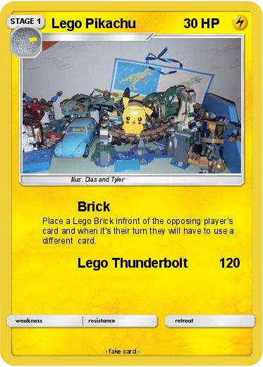 Pokemon Lego Pikachu