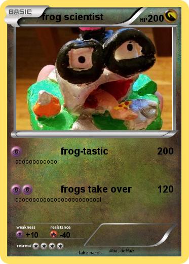 Pokemon frog scientist