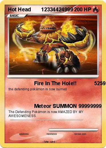 Pokemon Hot Head       12334424999