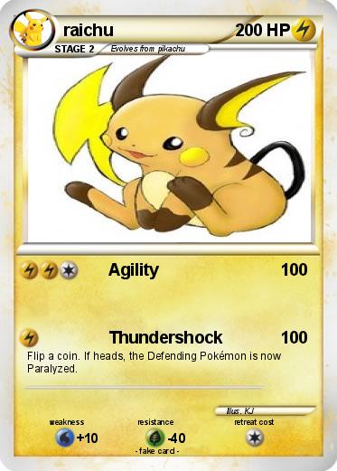 Pokemon raichu