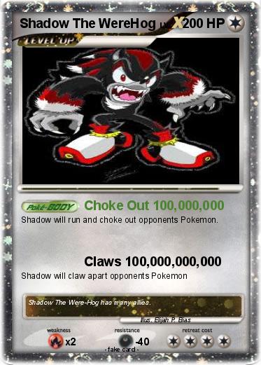 Pokemon Shadow The WereHog