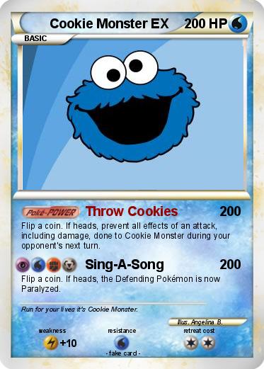 Pokemon Cookie Monster EX