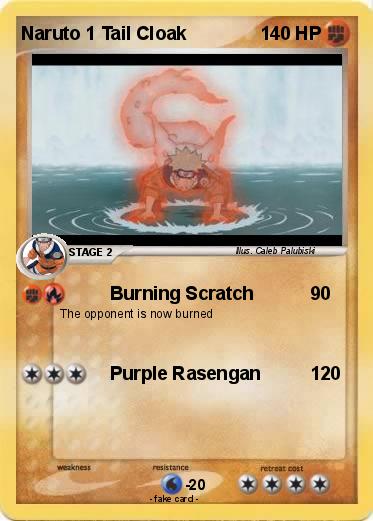 Pokemon Naruto 1 Tail Cloak