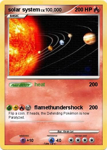 Pokemon solar system