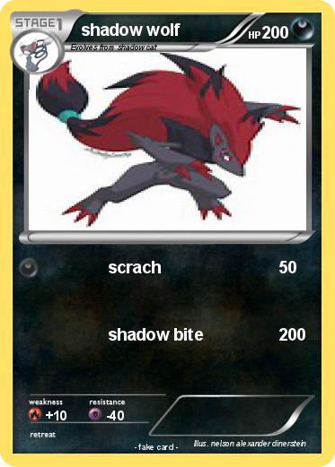 Pokemon shadow wolf