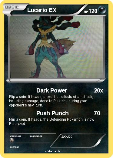Pokemon Lucario EX