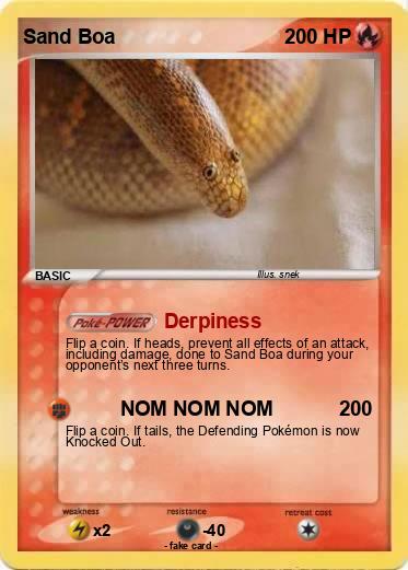 Pokemon Sand Boa