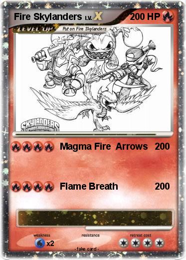 Pokemon Fire Skylanders