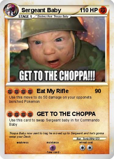 Pokemon Sergeant Baby