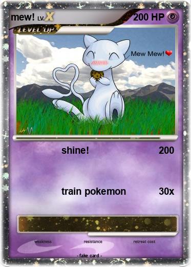 Pokemon mew!