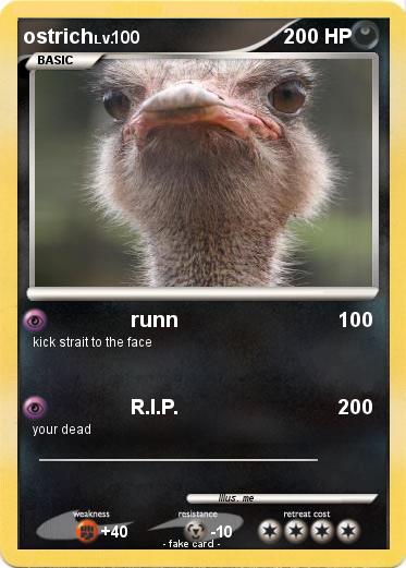 Pokemon ostrich