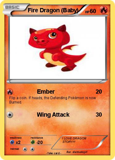 Pokemon Fire Dragon (Baby)