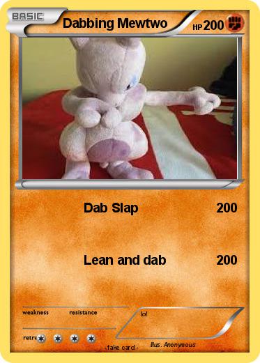 Pokemon Dabbing Mewtwo
