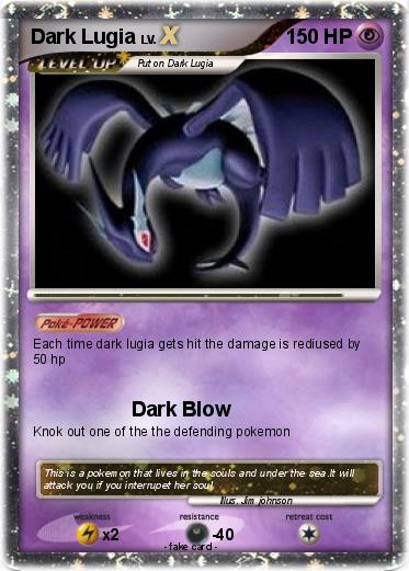 Pokemon Dark Lugia