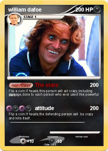 Pokemon william dafoe