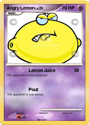 Pokemon Angry Lemon