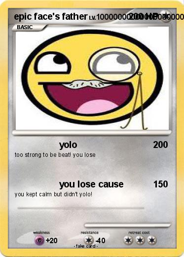 Pokemon epic face's father