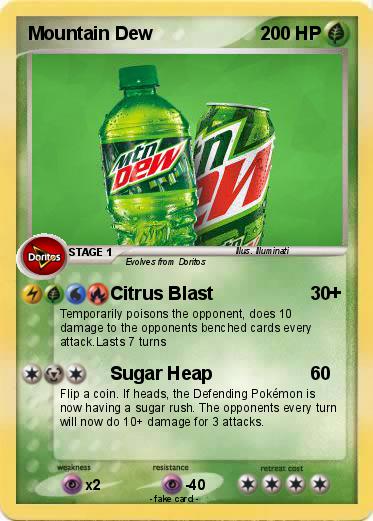 Pokemon Mountain Dew