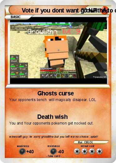 Pokemon Vote if you dont want growlithe to die