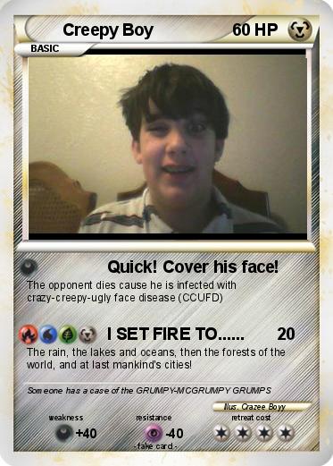 Pokemon Creepy Boy