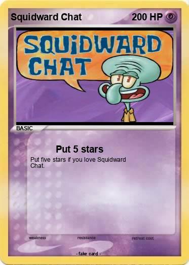 Pokemon Squidward Chat