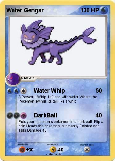 Pokemon Water Gengar