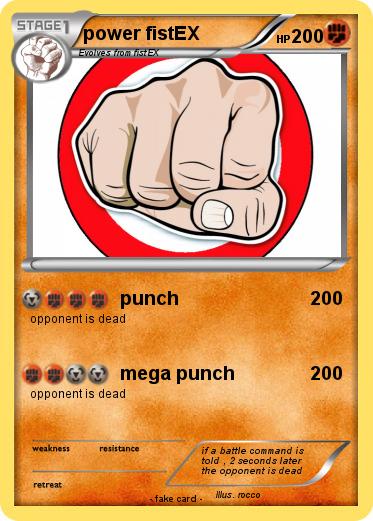 Pokemon power fistEX