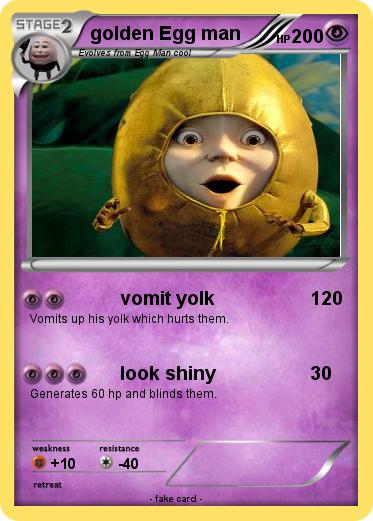 Pokemon golden Egg man