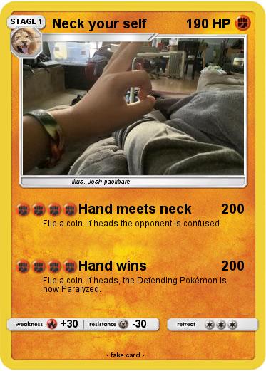 Pokemon Neck your self