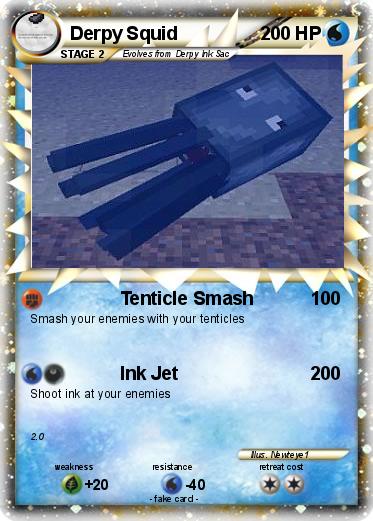 Pokemon Derpy Squid