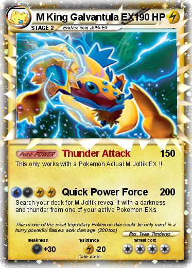 Pokemon M King Galvantula EX