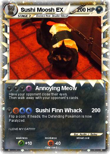 Pokemon Sushi Moosh EX
