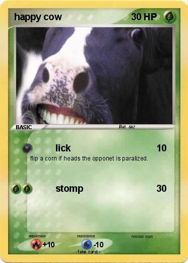 Pokemon happy cow