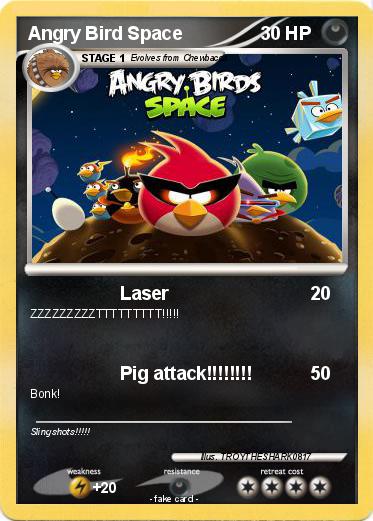 Pokemon Angry Bird Space