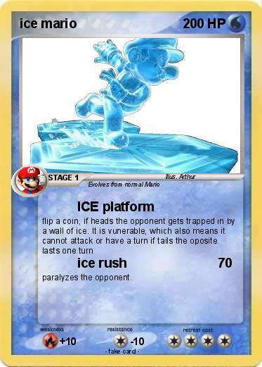 Pokemon ice mario