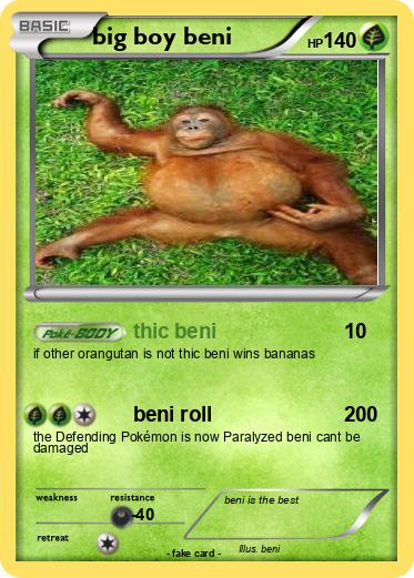 Pokemon big boy beni
