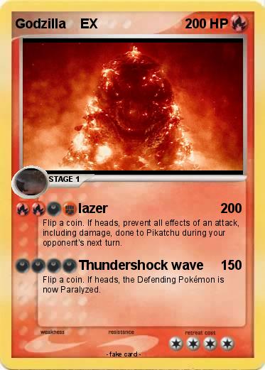 Pokemon Godzilla    EX