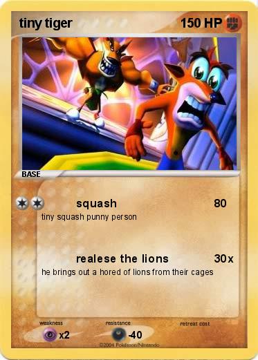 Pokemon tiny tiger