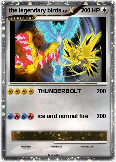 Pokemon the legendary birds