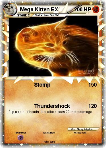 Pokemon Mega Kitten EX