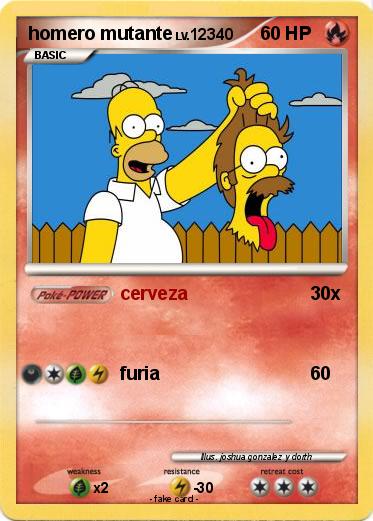 Pokemon homero mutante