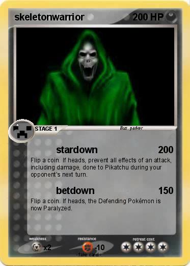 Pokemon skeletonwarrior