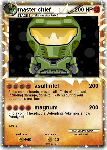 Pokemon master chief