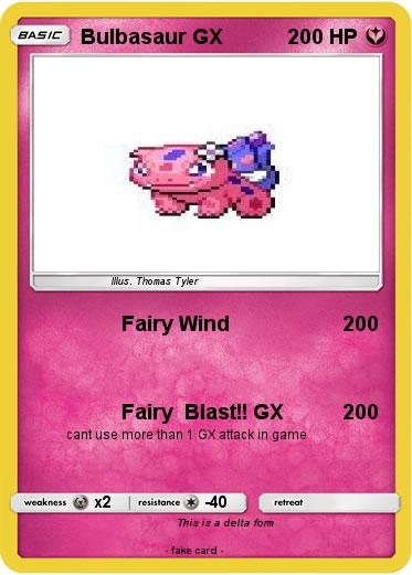 Pokemon Bulbasaur GX