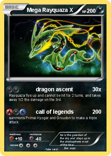 Pokemon Mega Rayquaza X