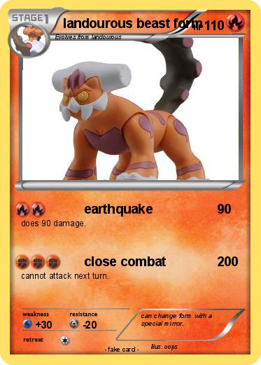 Pokemon landourous beast form