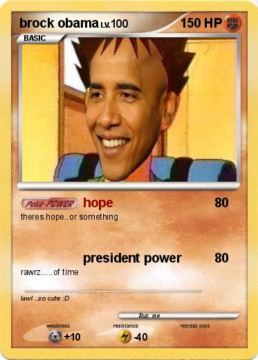 Pokemon brock obama