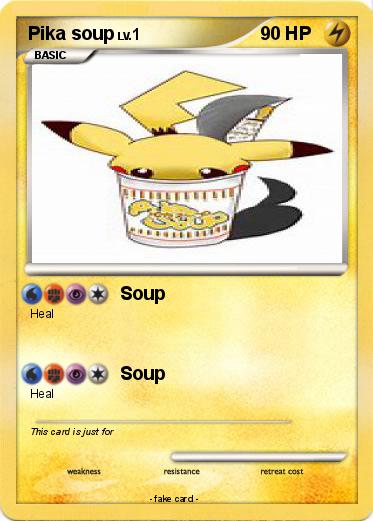 Pokemon Pika soup